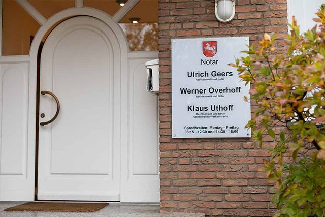 Willkommen in unserer Kanzlei